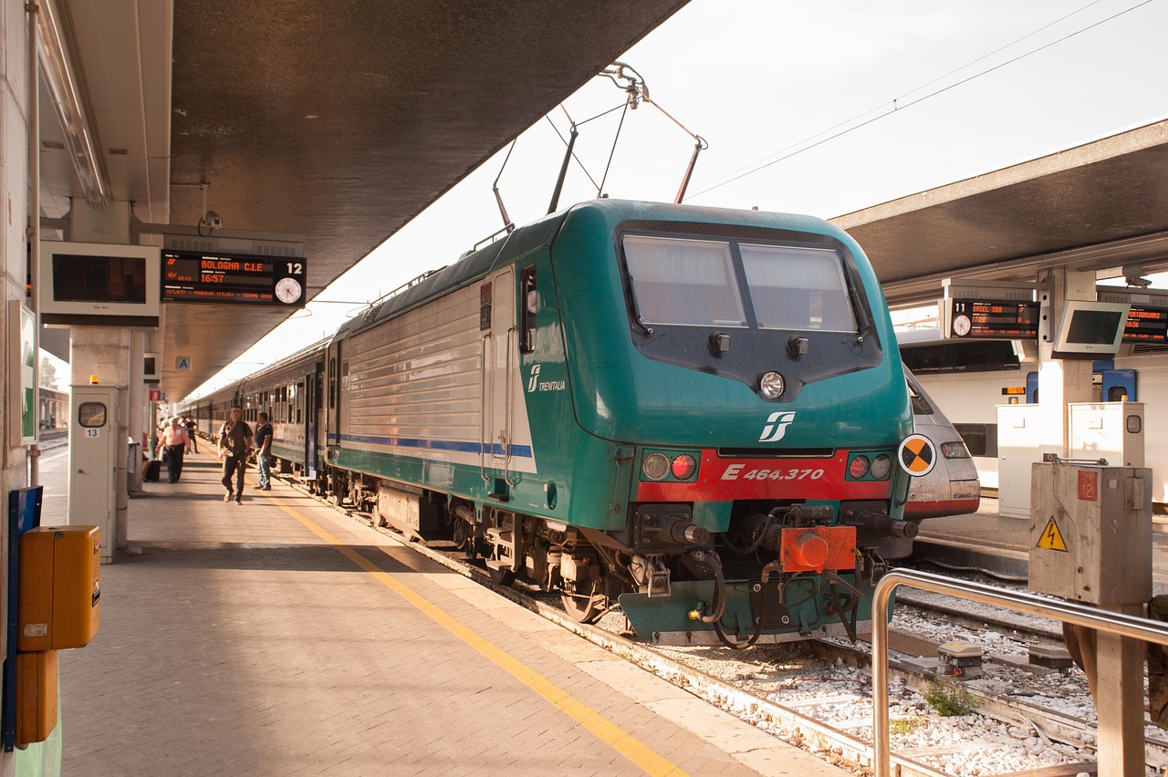 Arrivare pistoia treno